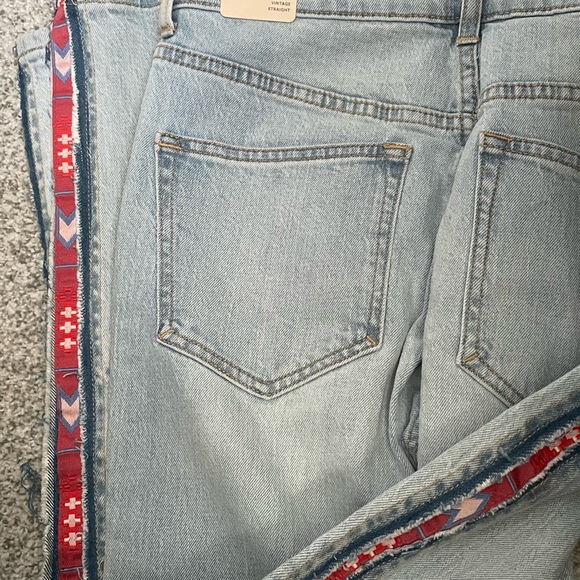 NEW Anthropologie Pilcro The Vintage Straight Jeans Seammed 27 - Picture 11 of 11